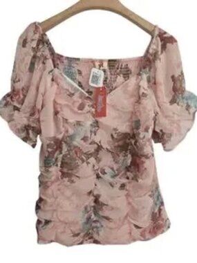 Blue Leopard Pink Xl Top